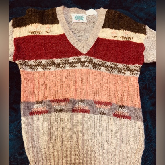 Vintage Arpeja Retro Sweater Organically Grown Acrylic No Flaws - Picture 13 of 13